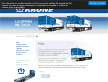 Tablet Screenshot of krone-spain.com